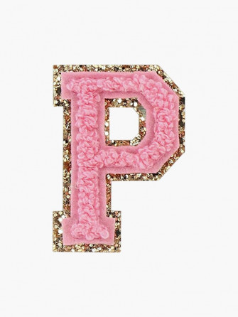 Preppy Pink Varsity Letter P Sticker By Ktp100