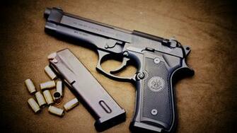Beretta Pistol Wallpaper Image Dodowallpaper