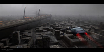 Blade Runner Concept Art Adam Baines Triboro Exitla Resized Ab Wallpaper