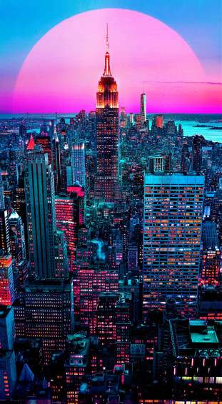 Neon City Wallpaper
