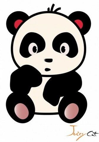 Pandas Cartoon Photo