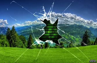 Wallpaper Semanal Broken Glass Mundo Informal