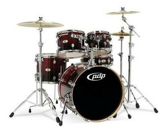 Pdp Kits Pacific Drums And Percussion M5 Series Lacquered Cherry