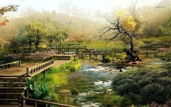 Japanese Garden Wallpaper Nature
