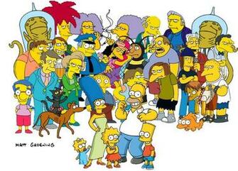 Simpsons Characters Wallpaper