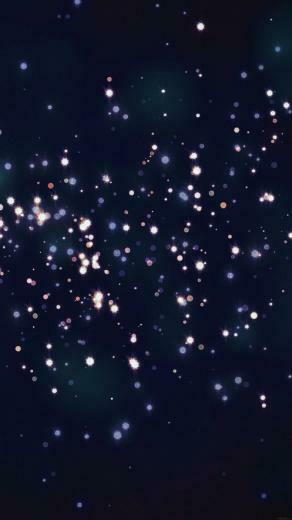 Wallpaper Firefly Party Bokeh Blue iPhone Plus For