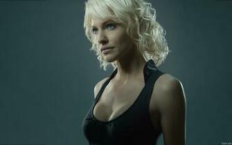 Tricia Helfer Battlestar Galactica Widescreen Wallpaper
