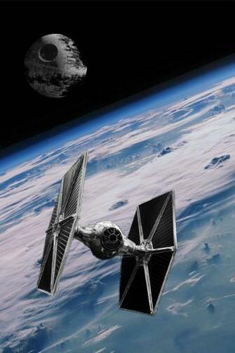 Death Star And Tie Fighter iPhone Wallpaper By Powers1ave1 On