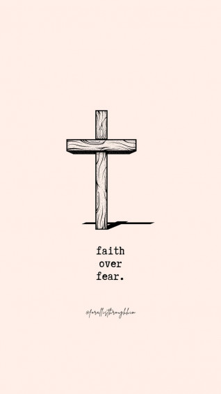 Faith Over Fear Christian Phone Wallpaper Bible Quotes Prayer
