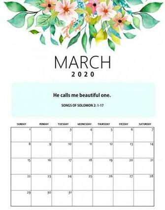 Cute March Calendar Archives Calendars For Students