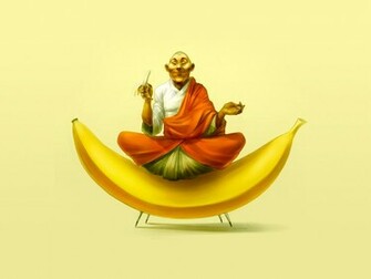 Funny Banana Wallpaper Image Screen