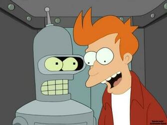 Fry Bender Futurama Wallpaper
