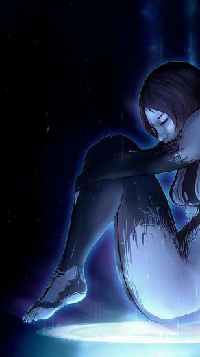 Cortana Halo Digital Art Artwork Fan Wallpaper