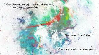 Our Generation Chuck Palahniuk Wallpaper