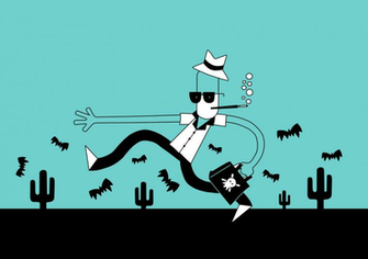 Fear And Loathing In Las Vegas Artwork Cool Wallpaper