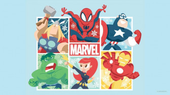Marvel Holiday Themed Wallpaper Video Call Background From