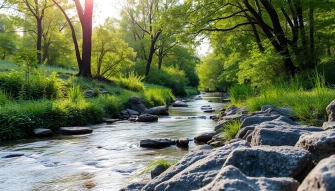 Scenic Creek Wallpaper