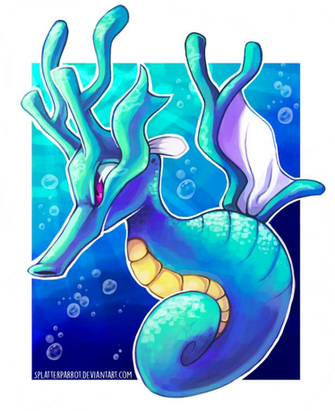 Kingdra By Splatterparrot