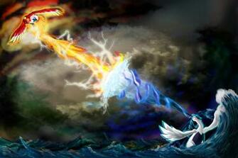 The Great Battle Pokemon Wallpaper