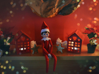 Our New Christmas Tradition The Elf On Shelf Dolly Dowsie
