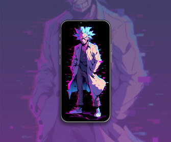 Rick Sanchez Glitch Aesthetic Wallpaper Eccentric HD