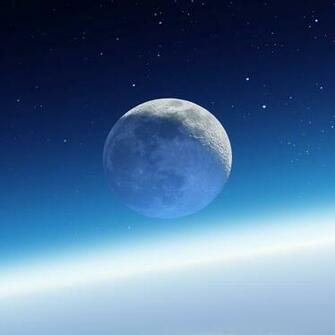 Amazing Moon iPad Background Retina HD Wallpaper