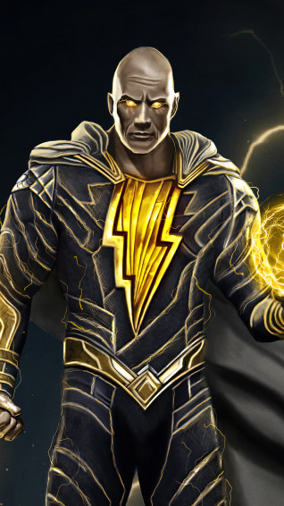Black Adam Movie 4k Phone iPhone Wallpaper 3551c