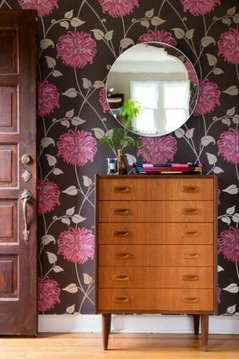 Bold Floral Wallpaper Come In