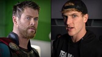 Logan Paul Declares War On Avengers Star Chris Hemsworth