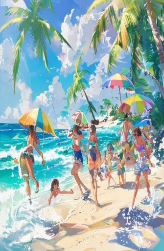 Anime Beach Wallpaper