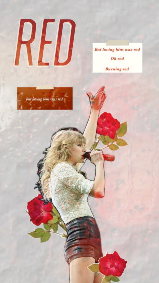 Taylorswift Vintage Vibes Music Wallpaper Lovinghimwasred