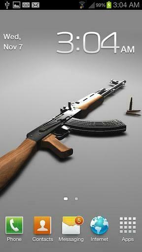 Bigger Ak Gun Live Wallpaper For Android Screenshot