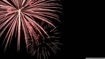 Red Fireworks Wallpaper Wallpoper