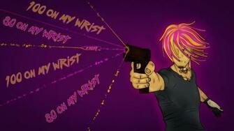 Lil Pump Cartoon Wallpaper Top