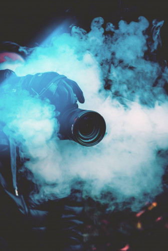 HD Camera With Smoke G14y2aya59ce7ai2 Wallpaper