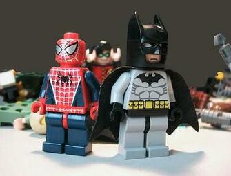Lego Spiderman And Batman By Megasonicbros