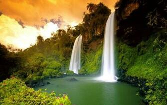 S Of The Waterfall Desktop Wallpaper Landscape