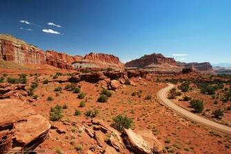 Wallpaper Capitol Reef National Park Utah Usa Rocks