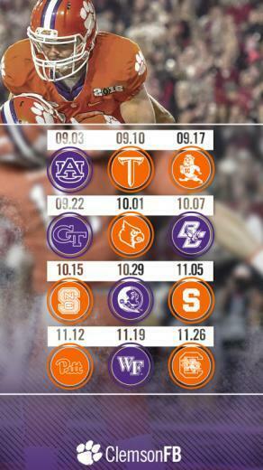 Clemsonfb Lock Screens Clemson Tigers Official Athletics