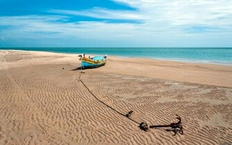 Boat And Anchor Rameswaram Tamil Nadu India