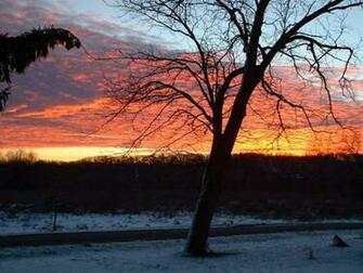 Winter Sunrise Wallpaper Desktop Background