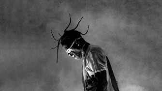 Travis Scott Wallpaper 4k Monochrome Live Concert 5k