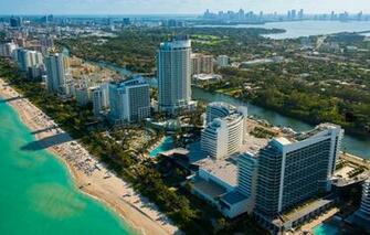 Wallpaper Miami Fl Florida Mountain Panorama Beach Vice