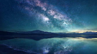 Original HD Lake Night Milky Way Sky Rare Gallery