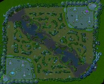 League Of Legends Summoner S Rift Original Map By Narishm On