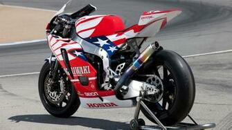 Moto Gp Honda Bike Usa Flag Paint HD Motogp