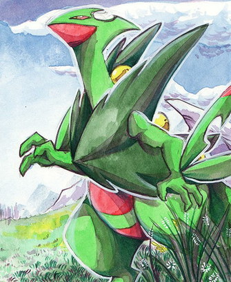 Mega Sceptile By Opheleus