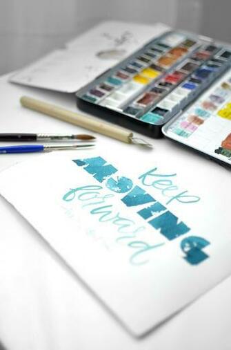 Istillloveyou Calligraphy Melissaesplin Keep Moving Forward Quote