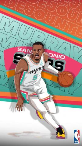 Here S A Dejounte Wallpaper I Made Love These Jerseys Nba