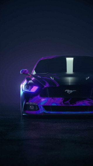 Purple Mustang Wallpaper Mobcup